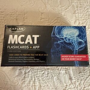 Kaplan MCAT Flashcards with App Access